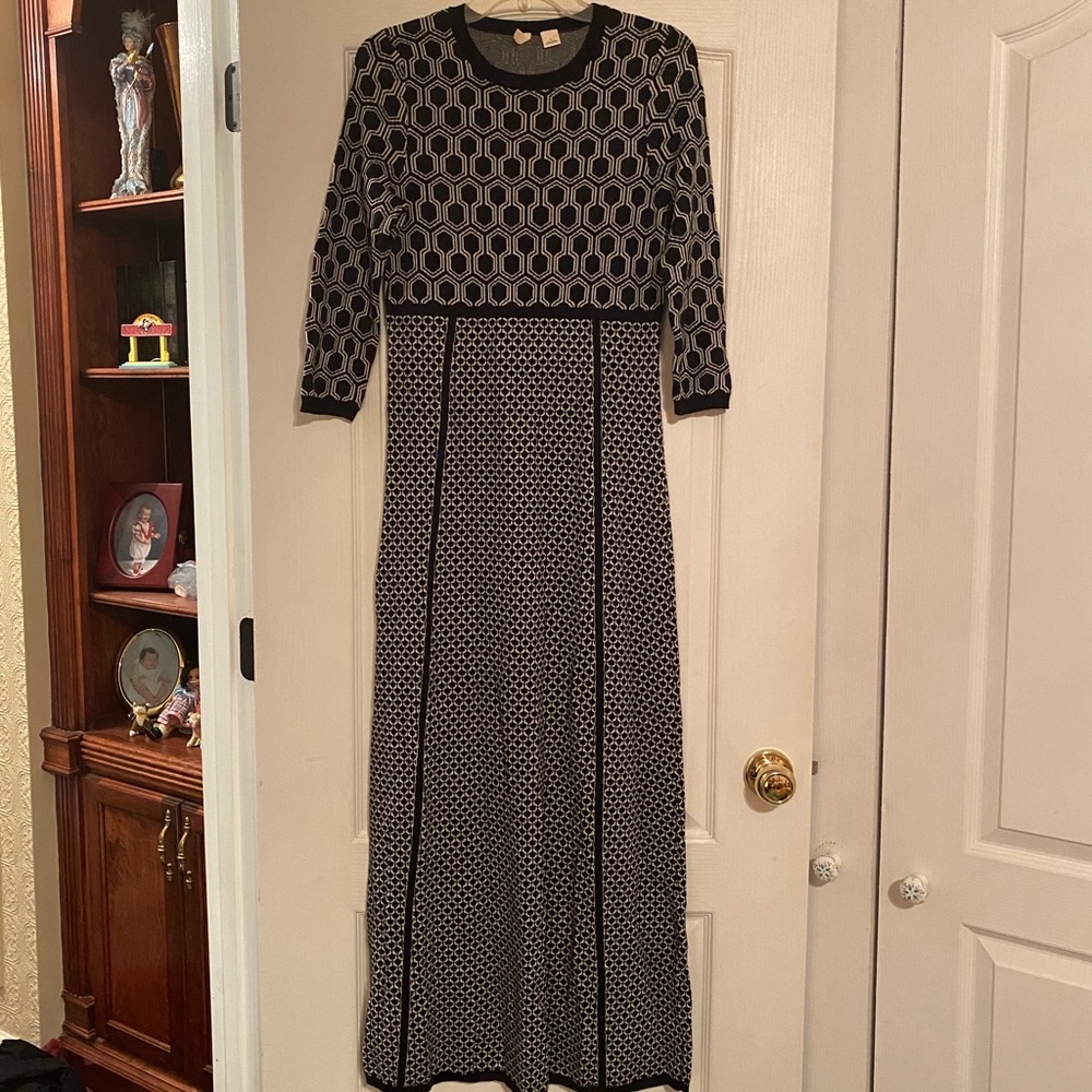 Anthropologie moth sweater maxi dress small nwot